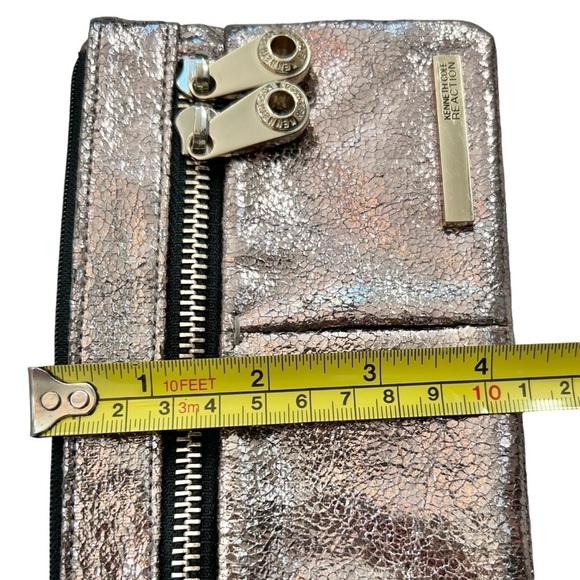 Kenneth Cole Reaction Rose Gold Metallic Wristlet - Picture 9 of 9